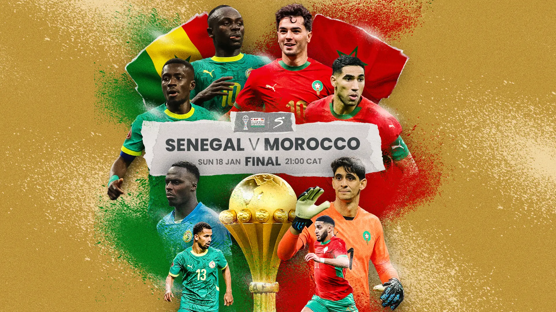 The Lions of Teranga took on hosts; The Atlas Lions of Morocco in a duel for the ages