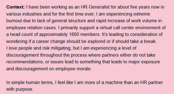 how do you know if it's burnout or you're actually not fit for the job?