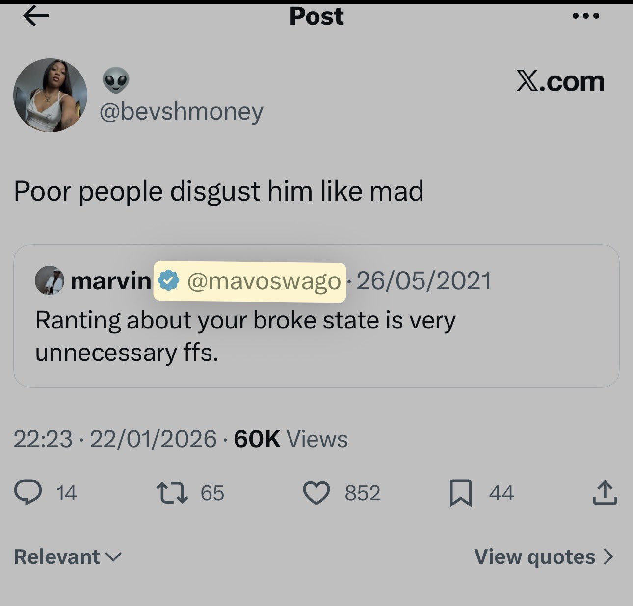 no more way for poor people