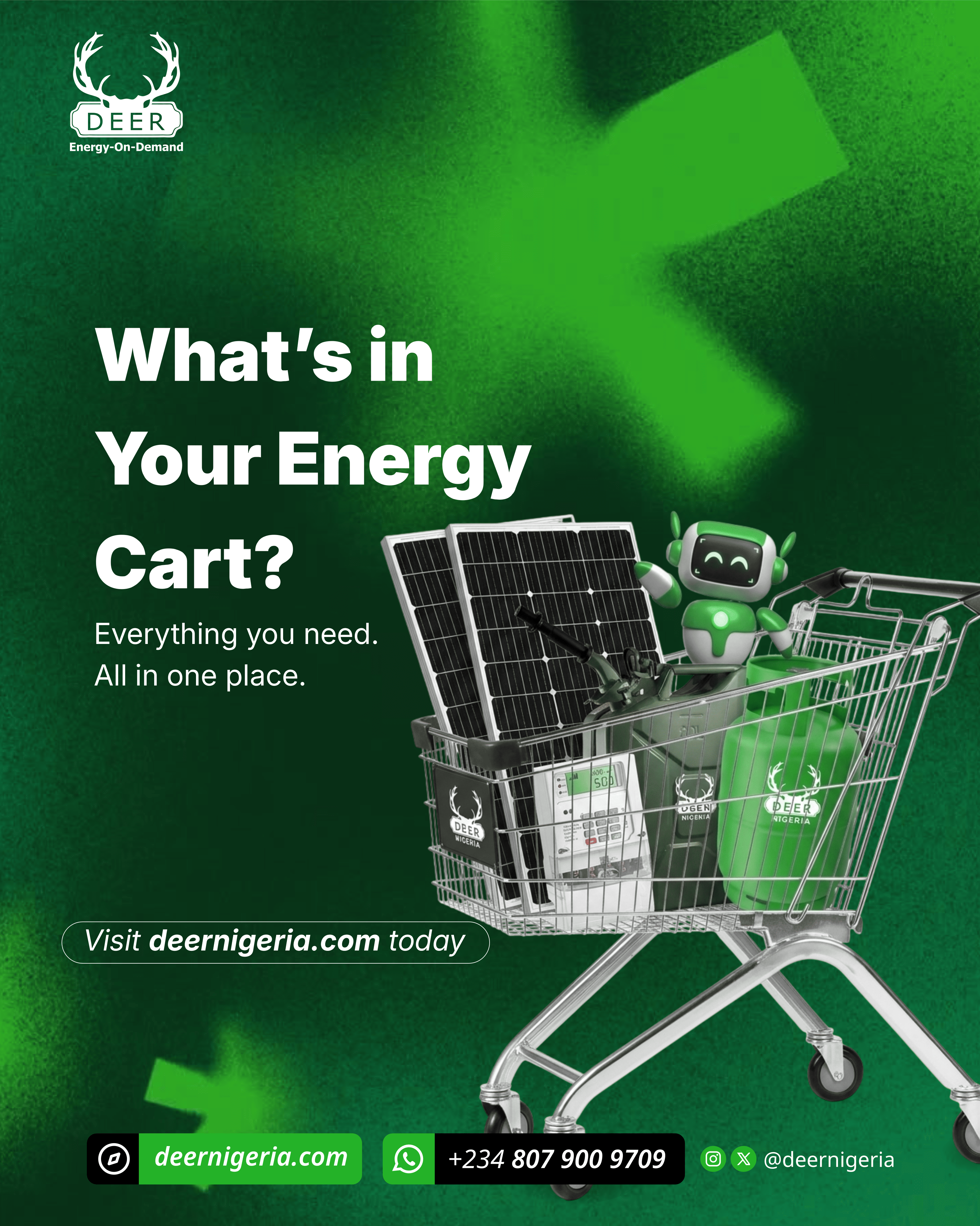 Why not keep your energy needs DEER to you?